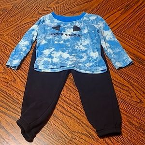 Under Armor Sweat Pants & T- Shirt 24 months